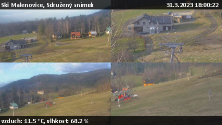 Ski Malenovice - Sdružený snímek - 31.3.2023 v 18:00