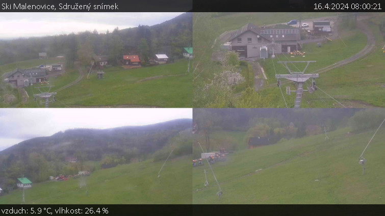 Ski Malenovice - Sdružený snímek - 16.4.2024 v 08:00