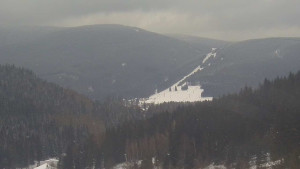 Skiareál Petříkov - Horní část sjezdovky - 27.2.2023 v 14:01