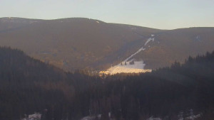 Skiareál Petříkov - Horní část sjezdovky - 3.3.2023 v 17:02