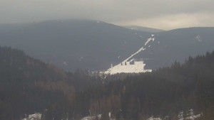 Skiareál Petříkov - Horní část sjezdovky - 4.3.2023 v 15:02