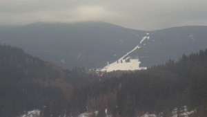 Skiareál Petříkov - Horní část sjezdovky - 4.3.2023 v 16:02