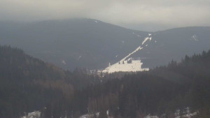 Skiareál Petříkov - Horní část sjezdovky - 4.3.2023 v 17:02