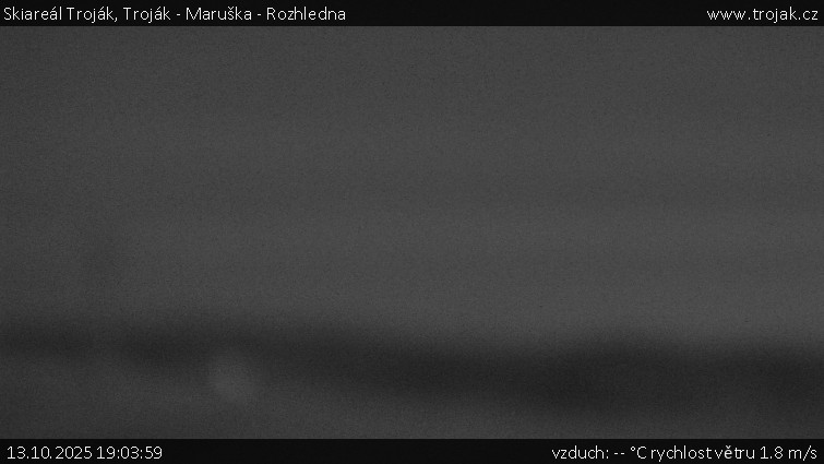 Skiareál Troják - Troják - Maruška - Rozhledna - 13.10.2025 v 19:03 Skiareál Troják - Troják - Maruška - Rozhledna - 13.10.2025 v 19:03