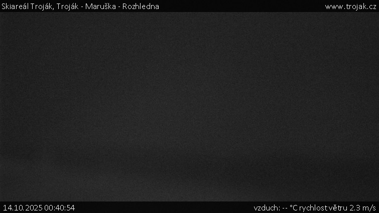 Skiareál Troják - Troják - Maruška - Rozhledna - 14.10.2025 v 00:40 Skiareál Troják - Troják - Maruška - Rozhledna - 14.10.2025 v 00:40