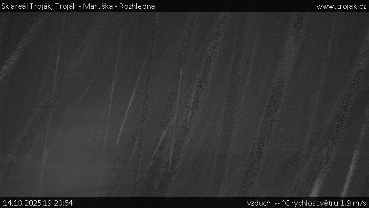 Skiareál Troják - Troják - Maruška - Rozhledna - 14.10.2025 v 19:20 Skiareál Troják - Troják - Maruška - Rozhledna - 14.10.2025 v 19:20