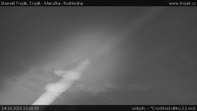 Skiareál Troják - Troják - Maruška - Rozhledna - 14.10.2025 v 23:20 Skiareál Troják - Troják - Maruška - Rozhledna - 14.10.2025 v 23:20