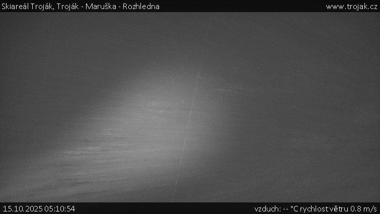 Skiareál Troják - Troják - Maruška - Rozhledna - 15.10.2025 v 05:10 Skiareál Troják - Troják - Maruška - Rozhledna - 15.10.2025 v 05:10
