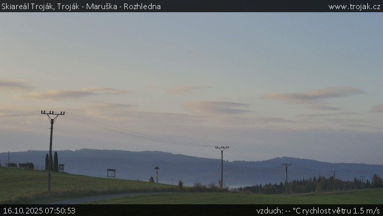 Skiareál Troják - Troják - Maruška - Rozhledna - 16.10.2025 v 07:50 Skiareál Troják - Troják - Maruška - Rozhledna - 16.10.2025 v 07:50