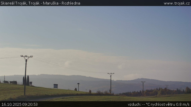 Skiareál Troják - Troják - Maruška - Rozhledna - 16.10.2025 v 09:20 Skiareál Troják - Troják - Maruška - Rozhledna - 16.10.2025 v 09:20