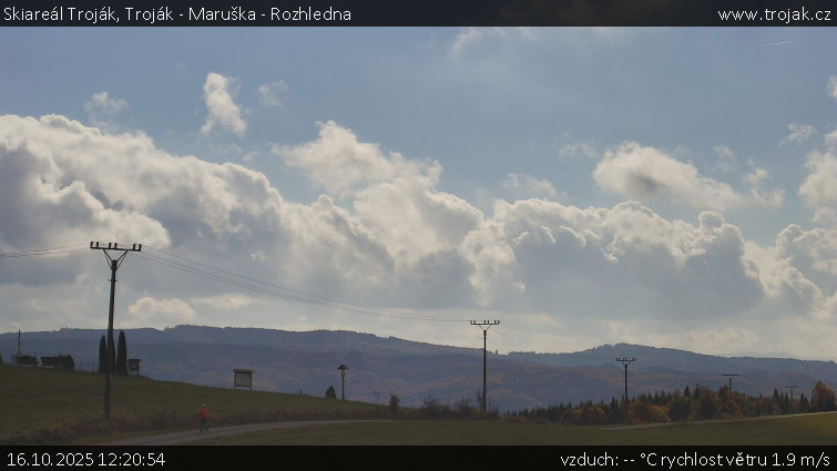 Skiareál Troják - Troják - Maruška - Rozhledna - 16.10.2025 v 12:20 Skiareál Troják - Troják - Maruška - Rozhledna - 16.10.2025 v 12:20