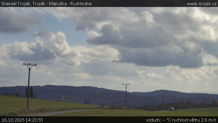 Skiareál Troják - Troják - Maruška - Rozhledna - 16.10.2025 v 14:20 Skiareál Troják - Troják - Maruška - Rozhledna - 16.10.2025 v 14:20