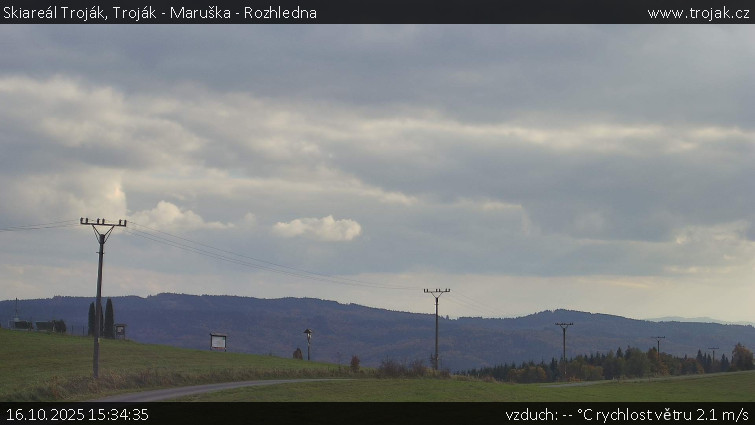 Skiareál Troják - Troják - Maruška - Rozhledna - 16.10.2025 v 15:34 Skiareál Troják - Troják - Maruška - Rozhledna - 16.10.2025 v 15:34