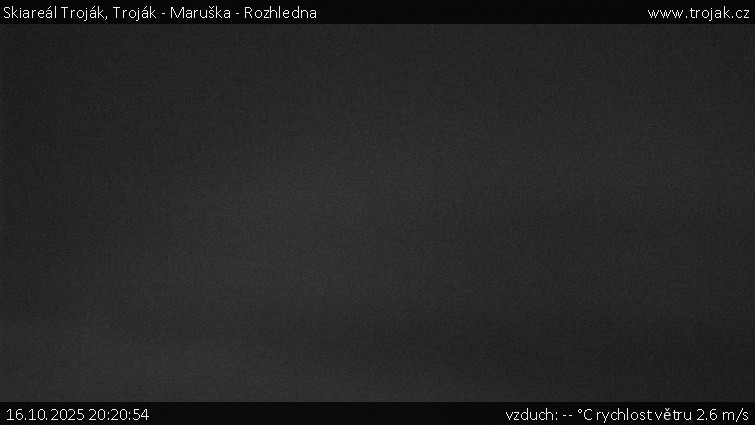 Skiareál Troják - Troják - Maruška - Rozhledna - 16.10.2025 v 20:20 Skiareál Troják - Troják - Maruška - Rozhledna - 16.10.2025 v 20:20