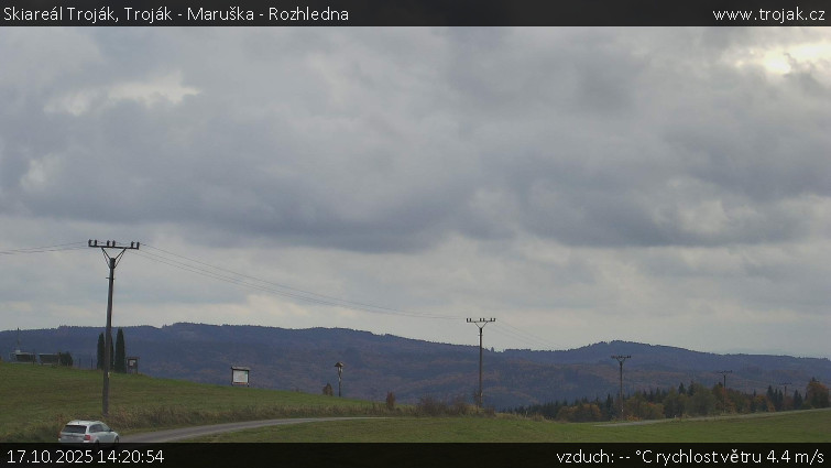 Skiareál Troják - Troják - Maruška - Rozhledna - 17.10.2025 v 14:20 Skiareál Troják - Troják - Maruška - Rozhledna - 17.10.2025 v 14:20