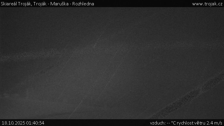Skiareál Troják - Troják - Maruška - Rozhledna - 18.10.2025 v 01:40 Skiareál Troják - Troják - Maruška - Rozhledna - 18.10.2025 v 01:40