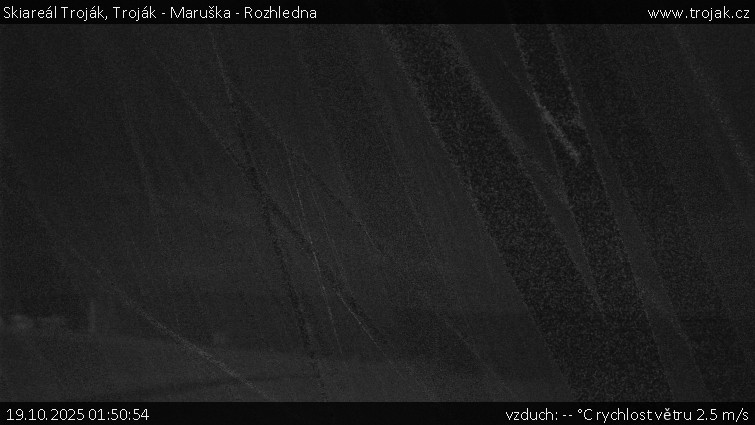 Skiareál Troják - Troják - Maruška - Rozhledna - 19.10.2025 v 01:50 Skiareál Troják - Troják - Maruška - Rozhledna - 19.10.2025 v 01:50