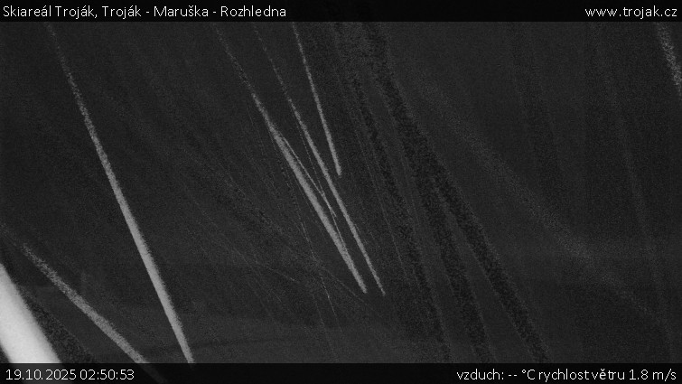 Skiareál Troják - Troják - Maruška - Rozhledna - 19.10.2025 v 02:50 Skiareál Troják - Troják - Maruška - Rozhledna - 19.10.2025 v 02:50