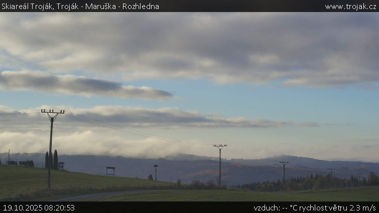 Skiareál Troják - Troják - Maruška - Rozhledna - 19.10.2025 v 08:20 Skiareál Troják - Troják - Maruška - Rozhledna - 19.10.2025 v 08:20