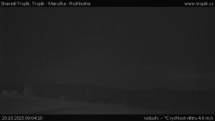 Skiareál Troják - Troják - Maruška - Rozhledna - 20.10.2025 v 00:04 Skiareál Troják - Troják - Maruška - Rozhledna - 20.10.2025 v 00:04
