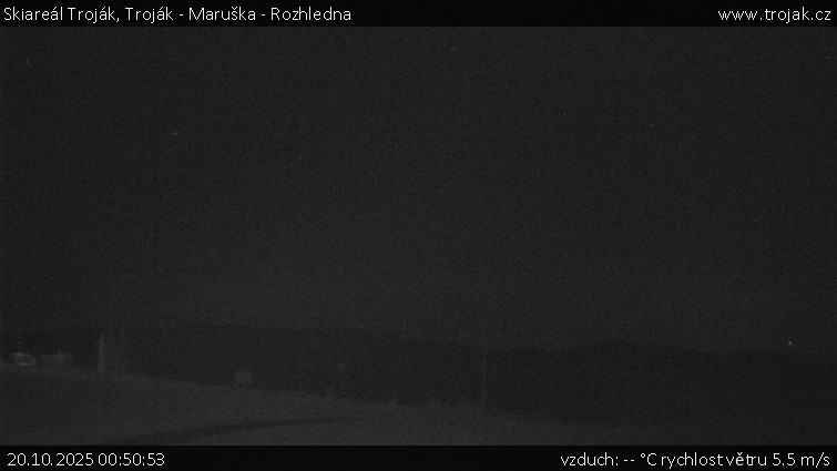Skiareál Troják - Troják - Maruška - Rozhledna - 20.10.2025 v 00:50 Skiareál Troják - Troják - Maruška - Rozhledna - 20.10.2025 v 00:50