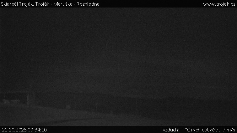 Skiareál Troják - Troják - Maruška - Rozhledna - 21.10.2025 v 00:34 Skiareál Troják - Troják - Maruška - Rozhledna - 21.10.2025 v 00:34