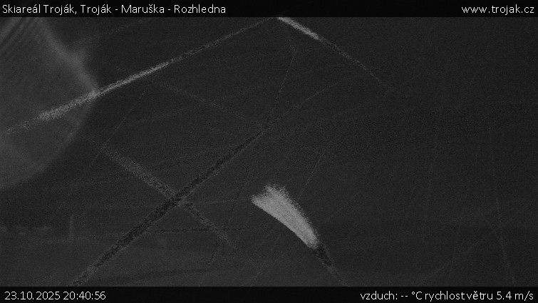 Skiareál Troják - Troják - Maruška - Rozhledna - 23.10.2025 v 20:40 Skiareál Troják - Troják - Maruška - Rozhledna - 23.10.2025 v 20:40