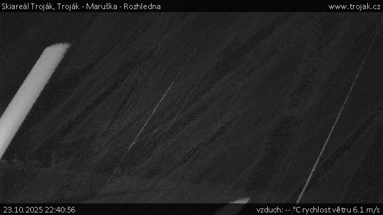 Skiareál Troják - Troják - Maruška - Rozhledna - 23.10.2025 v 22:40 Skiareál Troják - Troják - Maruška - Rozhledna - 23.10.2025 v 22:40