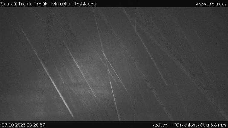 Skiareál Troják - Troják - Maruška - Rozhledna - 23.10.2025 v 23:20 Skiareál Troják - Troják - Maruška - Rozhledna - 23.10.2025 v 23:20