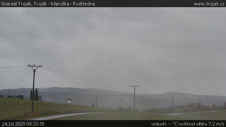Skiareál Troják - Troják - Maruška - Rozhledna - 24.10.2025 v 09:20 Skiareál Troják - Troják - Maruška - Rozhledna - 24.10.2025 v 09:20