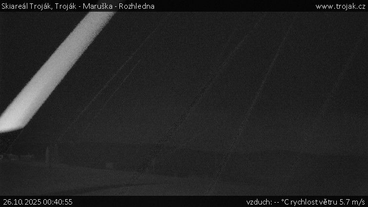 Skiareál Troják - Troják - Maruška - Rozhledna - 26.10.2025 v 00:40 Skiareál Troják - Troják - Maruška - Rozhledna - 26.10.2025 v 00:40