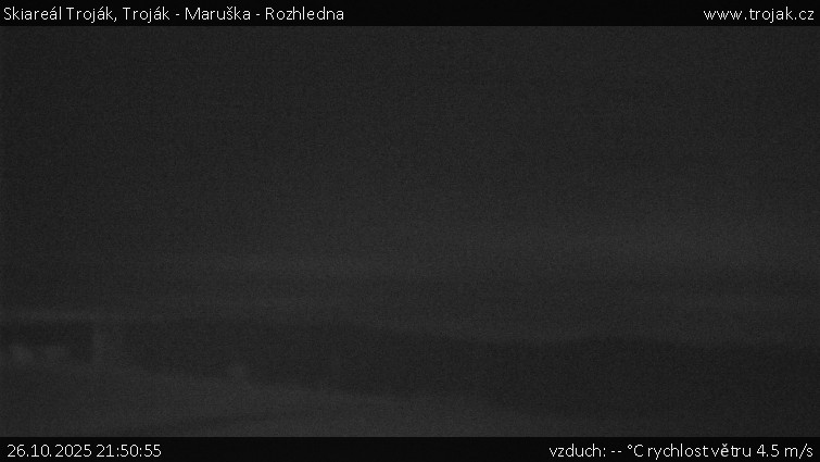 Skiareál Troják - Troják - Maruška - Rozhledna - 26.10.2025 v 21:50 Skiareál Troják - Troják - Maruška - Rozhledna - 26.10.2025 v 21:50