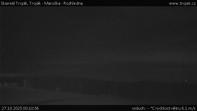 Skiareál Troják - Troják - Maruška - Rozhledna - 27.10.2025 v 00:10 Skiareál Troják - Troják - Maruška - Rozhledna - 27.10.2025 v 00:10