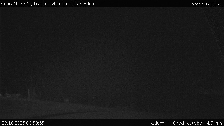 Skiareál Troják - Troják - Maruška - Rozhledna - 28.10.2025 v 00:50 Skiareál Troják - Troják - Maruška - Rozhledna - 28.10.2025 v 00:50