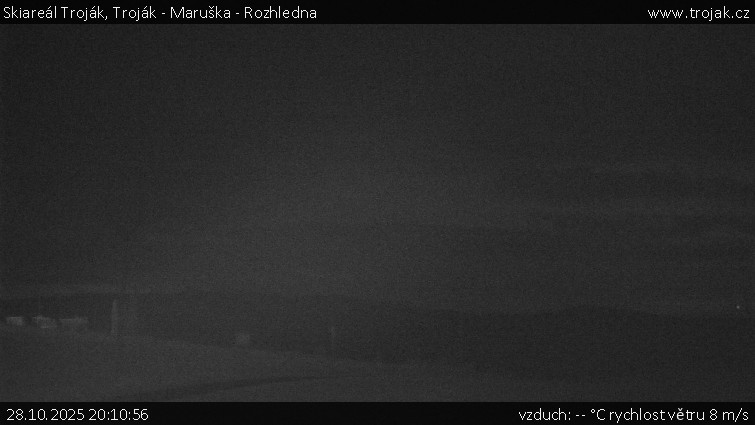 Skiareál Troják - Troják - Maruška - Rozhledna - 28.10.2025 v 20:10 Skiareál Troják - Troják - Maruška - Rozhledna - 28.10.2025 v 20:10