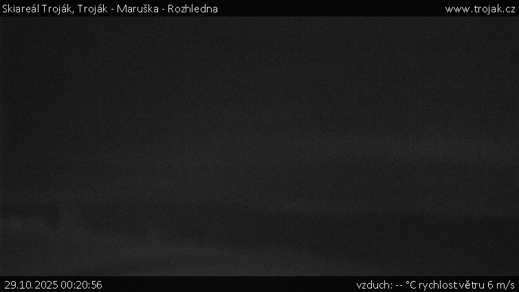 Skiareál Troják - Troják - Maruška - Rozhledna - 29.10.2025 v 00:20 Skiareál Troják - Troják - Maruška - Rozhledna - 29.10.2025 v 00:20