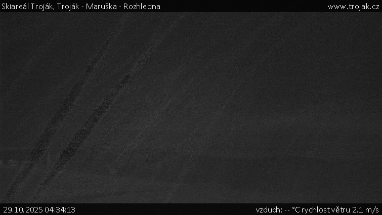 Skiareál Troják - Troják - Maruška - Rozhledna - 29.10.2025 v 04:34 Skiareál Troják - Troják - Maruška - Rozhledna - 29.10.2025 v 04:34