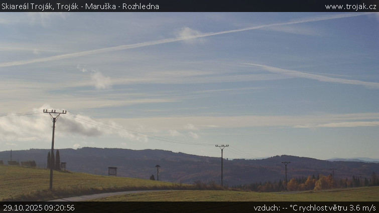 Skiareál Troják - Troják - Maruška - Rozhledna - 29.10.2025 v 09:20 Skiareál Troják - Troják - Maruška - Rozhledna - 29.10.2025 v 09:20