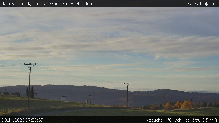 Skiareál Troják - Troják - Maruška - Rozhledna - 30.10.2025 v 07:20 Skiareál Troják - Troják - Maruška - Rozhledna - 30.10.2025 v 07:20
