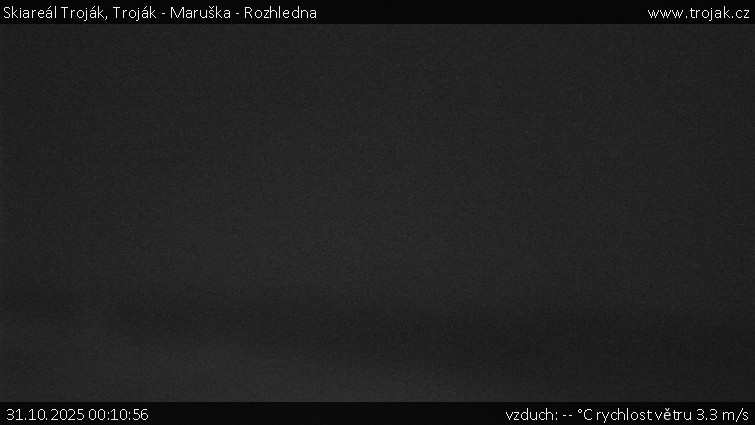 Skiareál Troják - Troják - Maruška - Rozhledna - 31.10.2025 v 00:10 Skiareál Troják - Troják - Maruška - Rozhledna - 31.10.2025 v 00:10