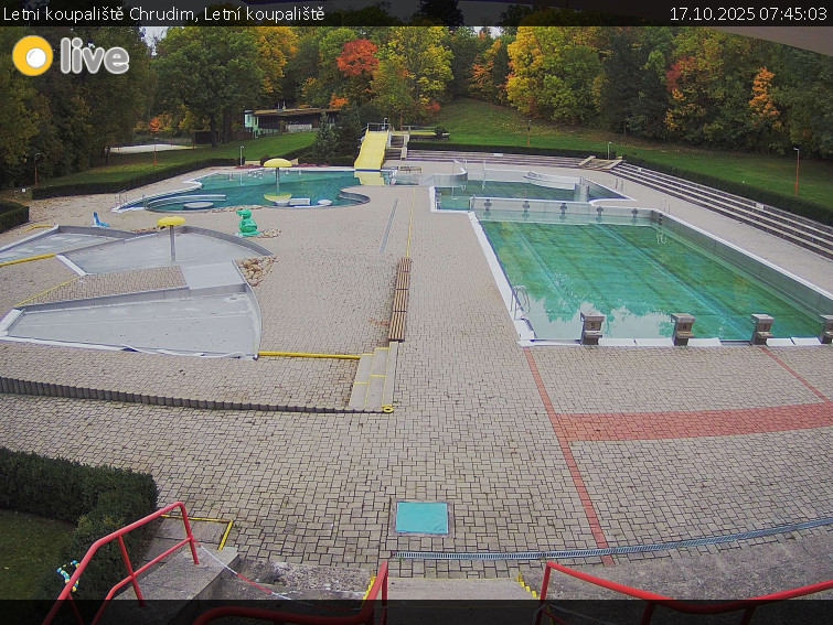 Letni koupaliště Chrudim - Letní koupaliště - 17.10.2025 v 07:45 Letni koupaliště Chrudim - Letní koupaliště - 17.10.2025 v 07:45