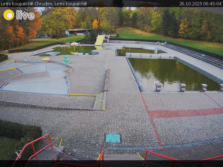 Letni koupaliště Chrudim - Letní koupaliště - 26.10.2025 v 06:45 Letni koupaliště Chrudim - Letní koupaliště - 26.10.2025 v 06:45