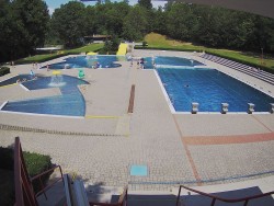 Summer swimming pool