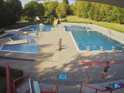 Summer swimming pool