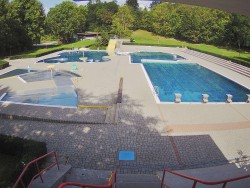 Summer swimming pool