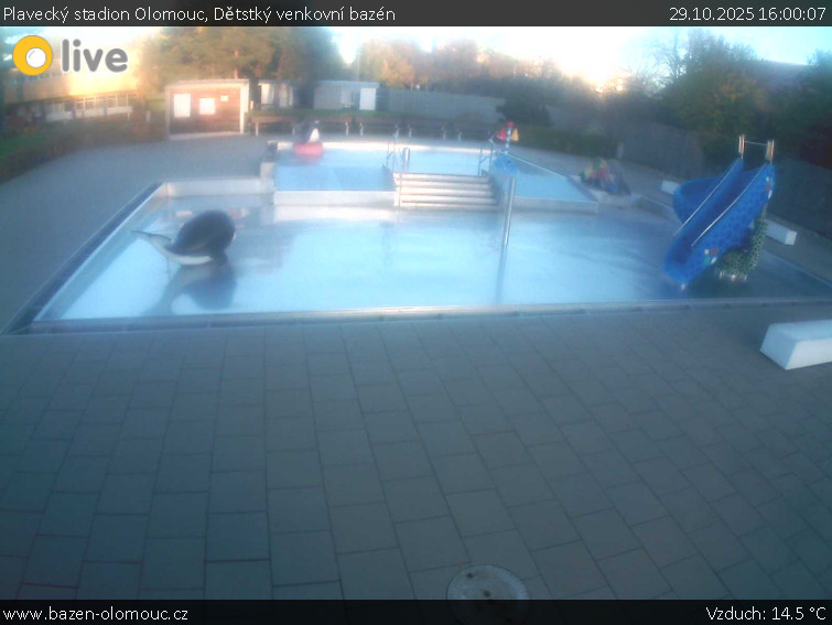 Plavecký stadion Olomouc - Dětstký venkovní bazén - 29.10.2025 v 16:00 Plavecký stadion Olomouc - Dětstký venkovní bazén - 29.10.2025 v 16:00