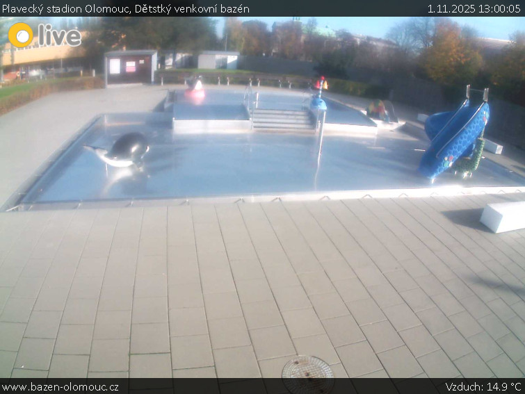 Plavecký stadion Olomouc - Dětstký venkovní bazén - 1.11.2025 v 13:00 Plavecký stadion Olomouc - Dětstký venkovní bazén - 1.11.2025 v 13:00