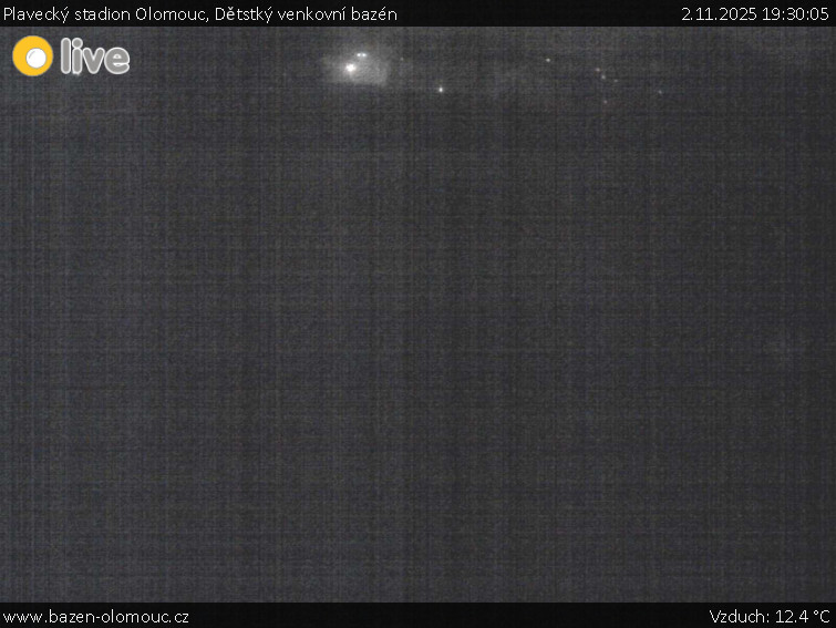 Plavecký stadion Olomouc - Dětstký venkovní bazén - 2.11.2025 v 19:30 Plavecký stadion Olomouc - Dětstký venkovní bazén - 2.11.2025 v 19:30