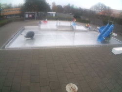 Dětstký venkovní bazén