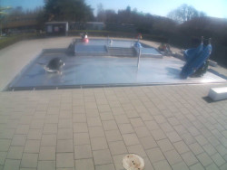 Dětstký venkovní bazén